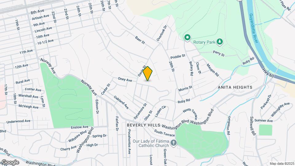 344 Oney Ave Map and Location Details