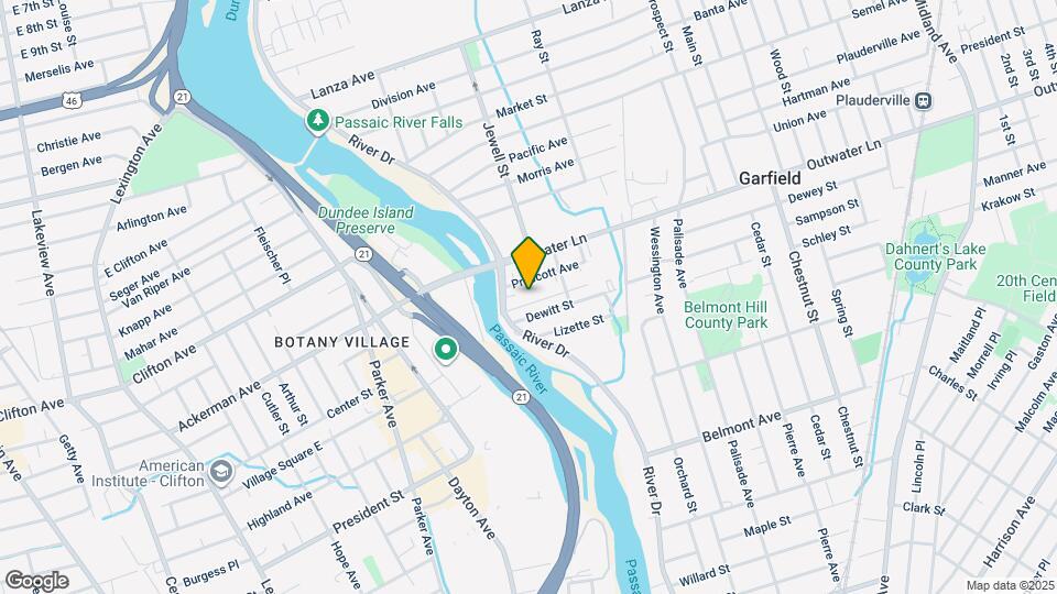 25 Franklin Ave Mapa y Detalles de la Ubicación