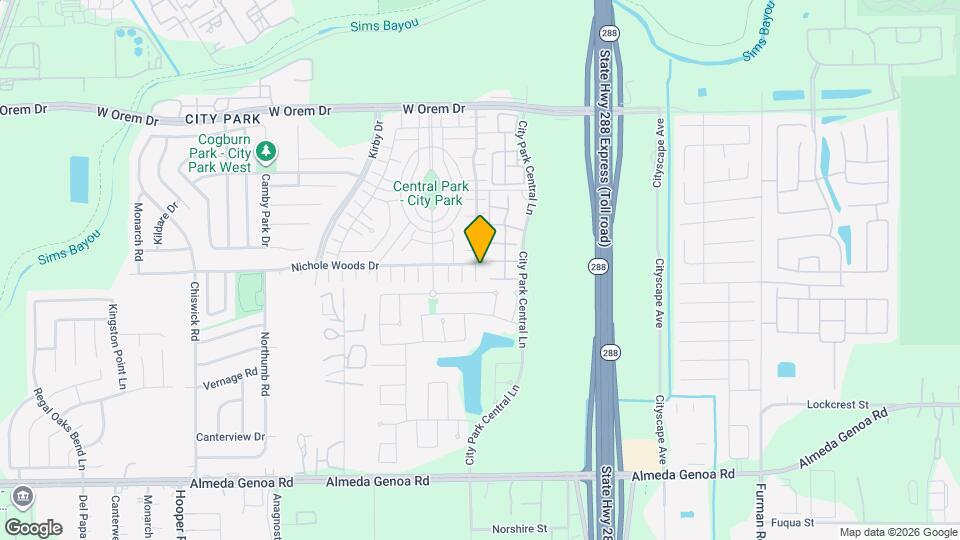 1505 Nichole Woods Dr Mapa y Detalles de la Ubicación