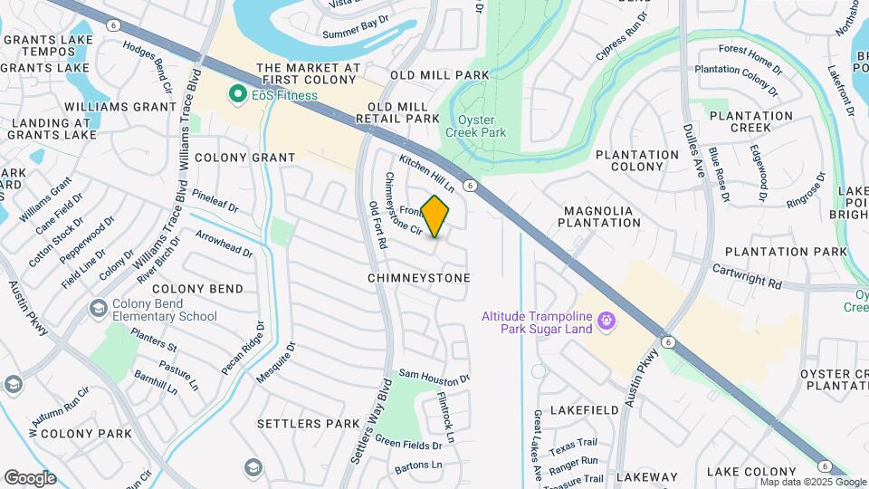 2822 Chimneystone Cir Map and Location Details