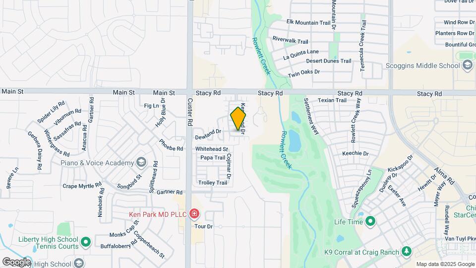 8609 Dewland Dr Map and Location Details