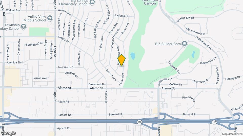 2959 Texas Ave Map and Location Details