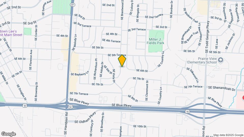 525 SE Brentwood Dr Mapa y Detalles de la Ubicación