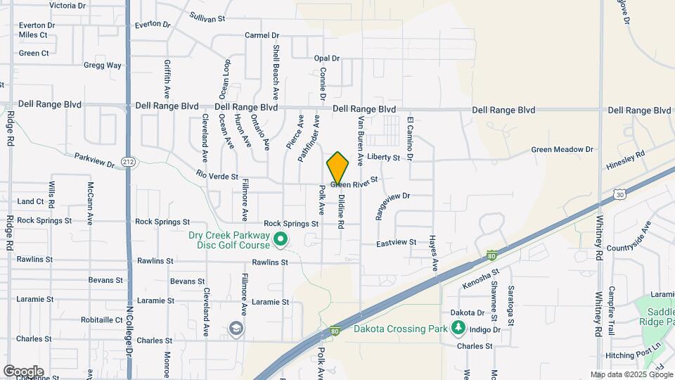 5027 Green River St Map and Location Details
