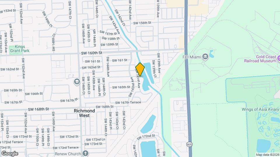 16401 SW 141st Ave Mapa y Detalles de la Ubicación
