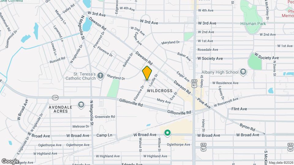 1204 Julia Ave Map and Location Details