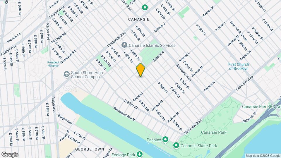 1135 E 84th St Mapa y Detalles de la Ubicación