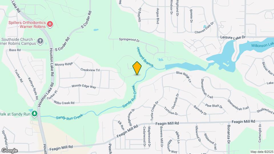 214 Creek Ridge Dr Map and Location Details