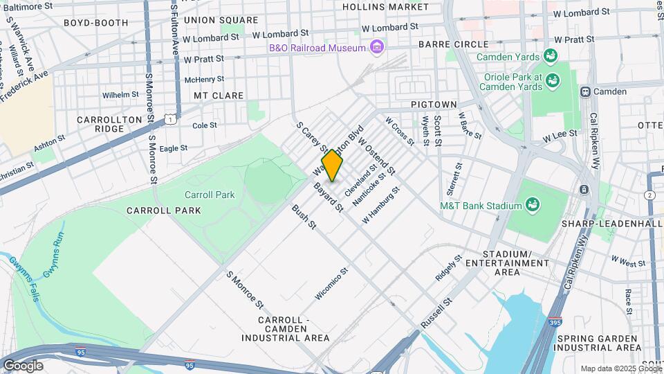 1350 Carroll St Map and Location Details