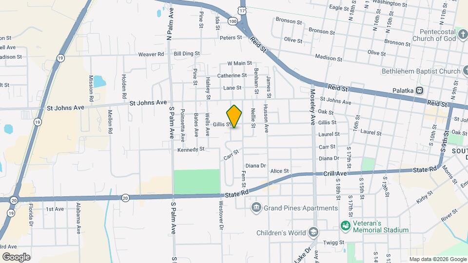 309 Ivy St, Unit A Map and Location Details