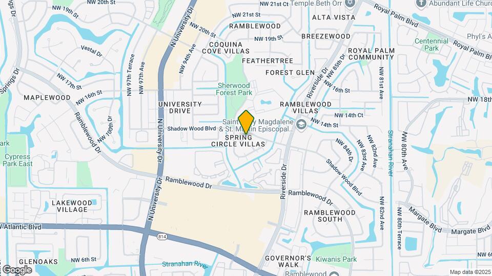 9047 NW 13th Ct Map and Location Details
