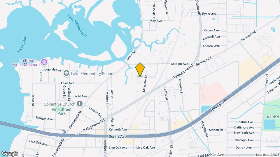 4512 Peach St Map and Location Details