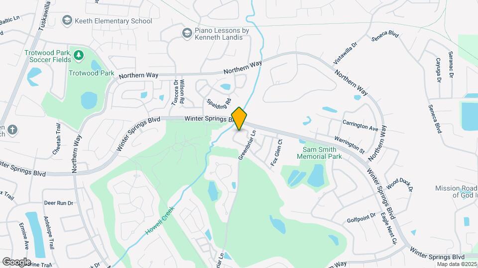 1452 Creekside Cir Map and Location Details