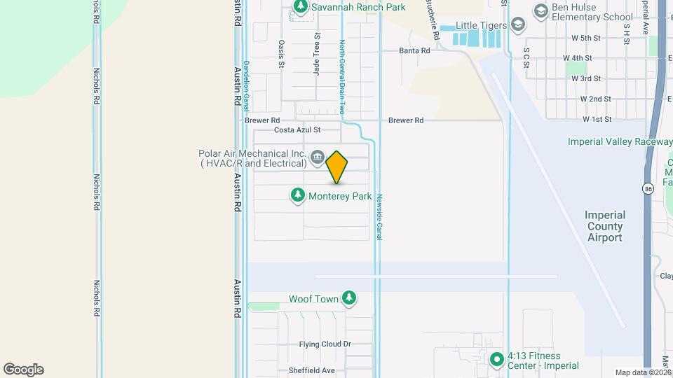 633 Las Lomas St Map and Location Details