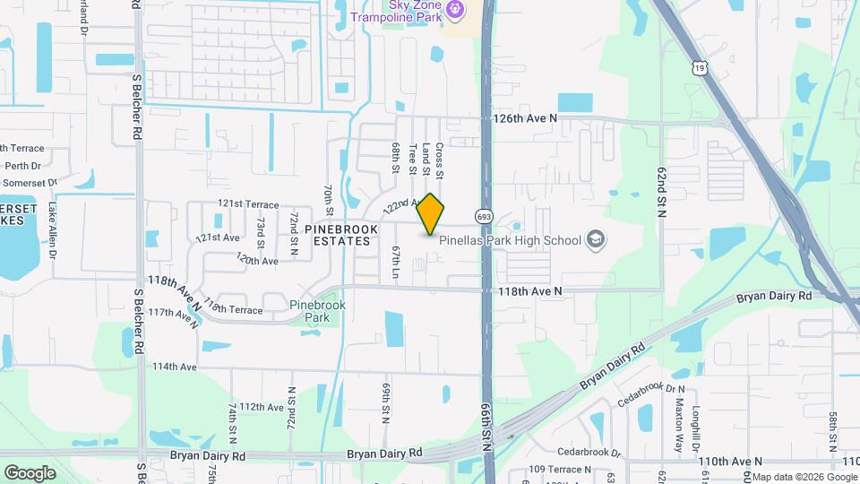 6740 121st Ave N Map and Location Details