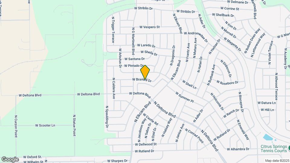 2660 W Bravura Dr Mapa y Detalles de la Ubicación