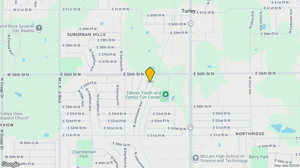 5513 N Johnstown Ave Map and Location Details