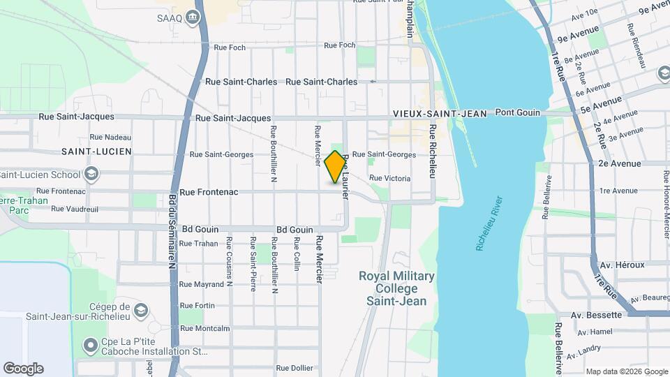 67 Frontenac Rue Map and Location Details