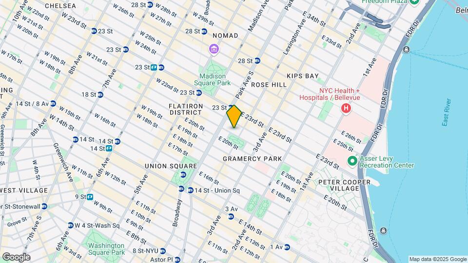 50 Gramercy Park N Map and Location Details