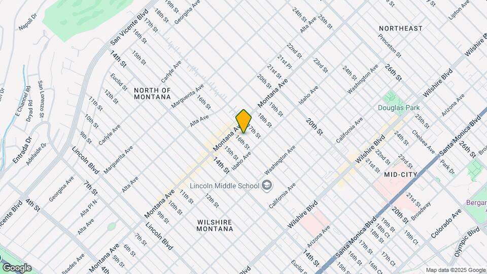 825 16th St Map and Location Details