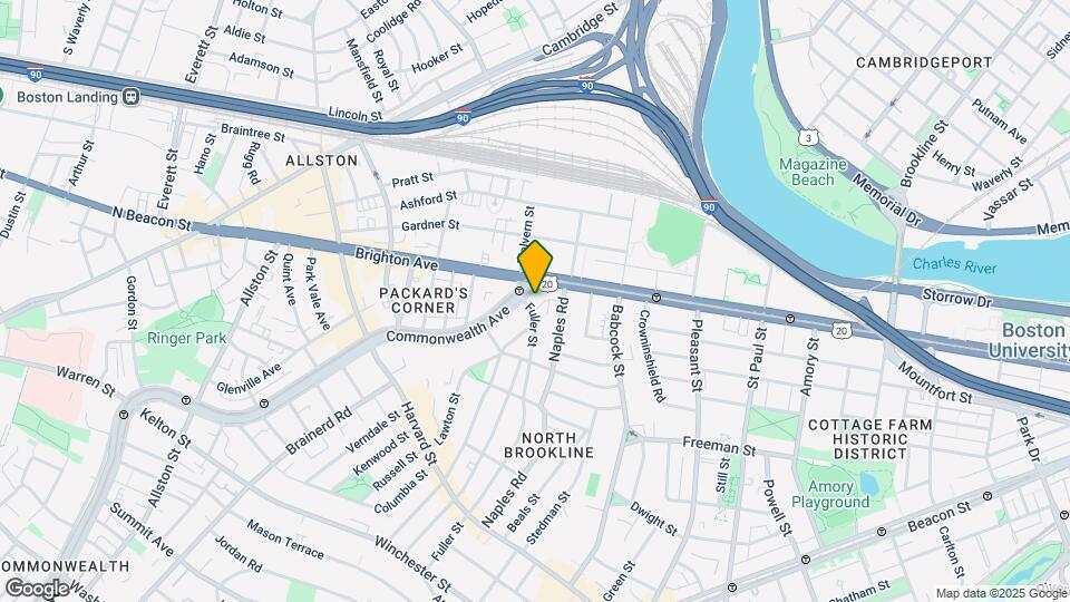 1110 Commonwealth Ave Map and Location Details
