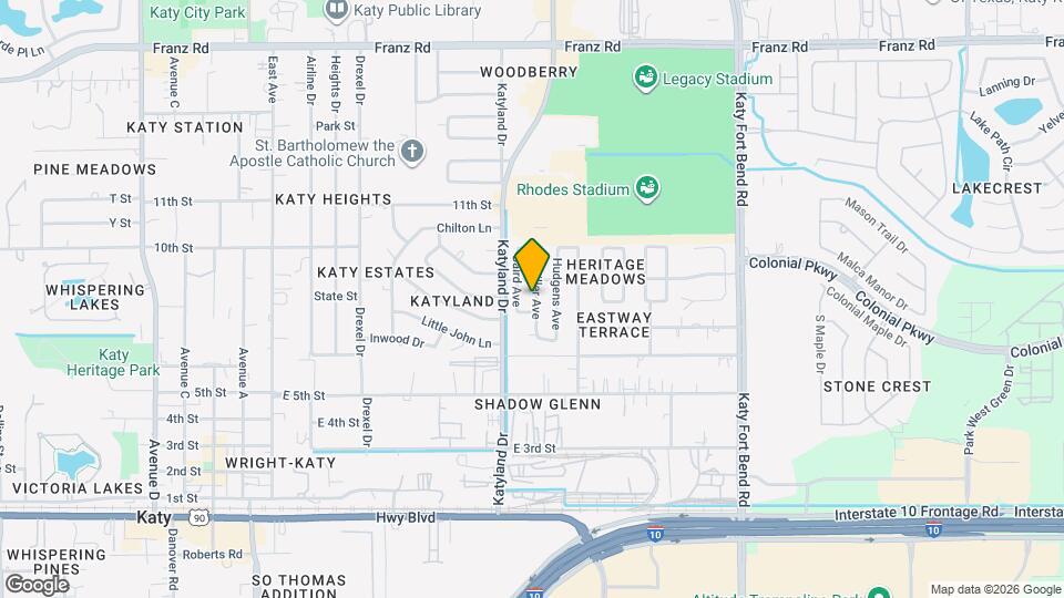 1419 Miller Ave Map and Location Details