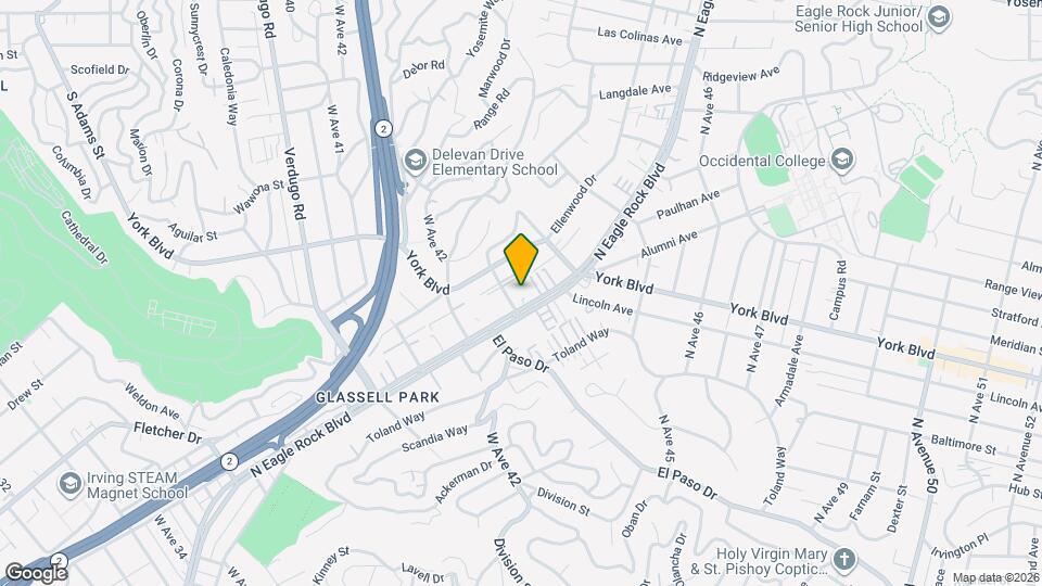 4311 Eagle Rock Blvd Map and Location Details