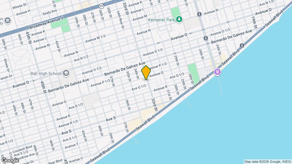 2115 33rd St Map and Location Details