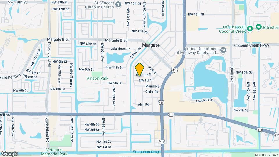 6209 NW 9th Ct Map and Location Details
