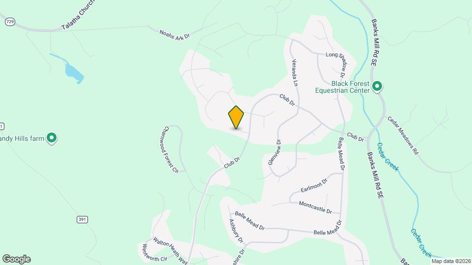 125 Golden Pond Ct Map and Location Details