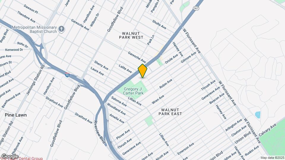 5134 Oriole Ave Map and Location Details