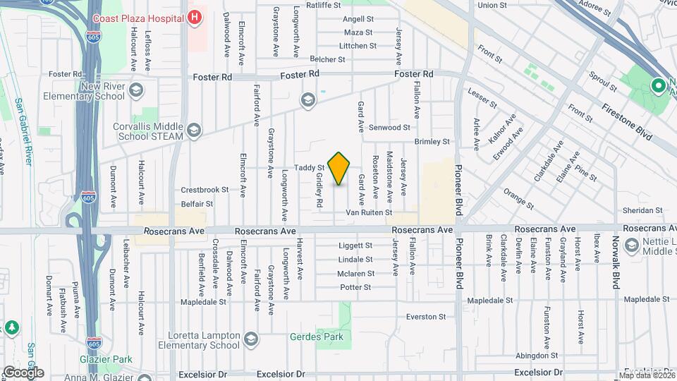 14012 Sylvanwood Ave Map and Location Details