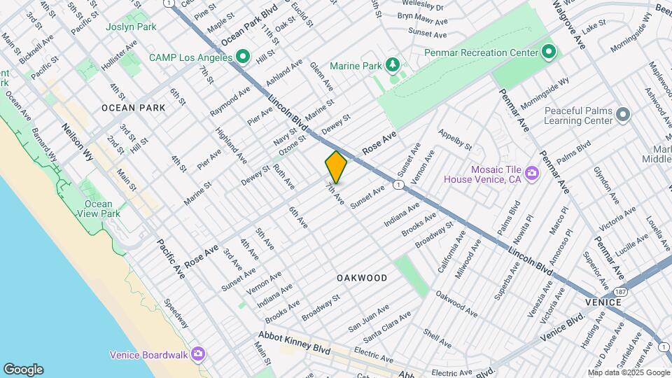 701 Flower Ave Map and Location Details