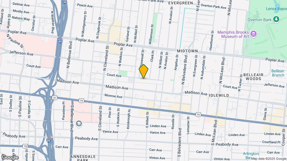1517 Court Ave Mapa y Detalles de la Ubicación