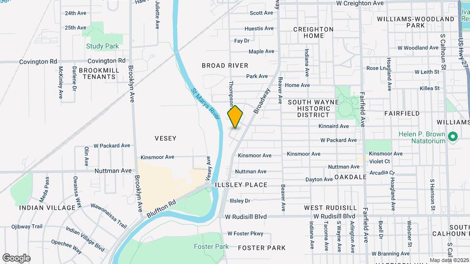 3225 Dinnen Ave Mapa y Detalles de la Ubicación