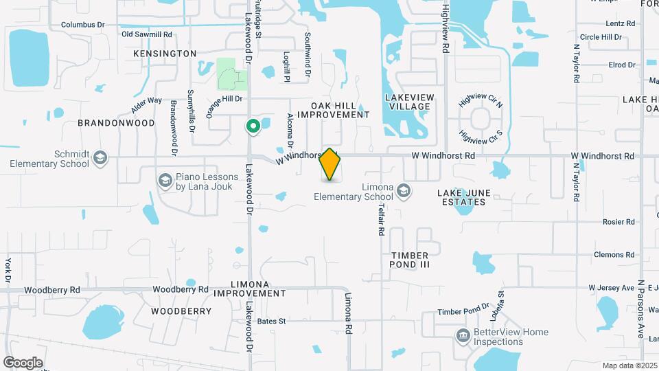1122 Oakcrest Dr Map and Location Details