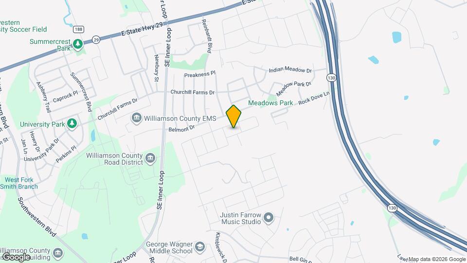 1017 Cliffbrake Wy Map and Location Details