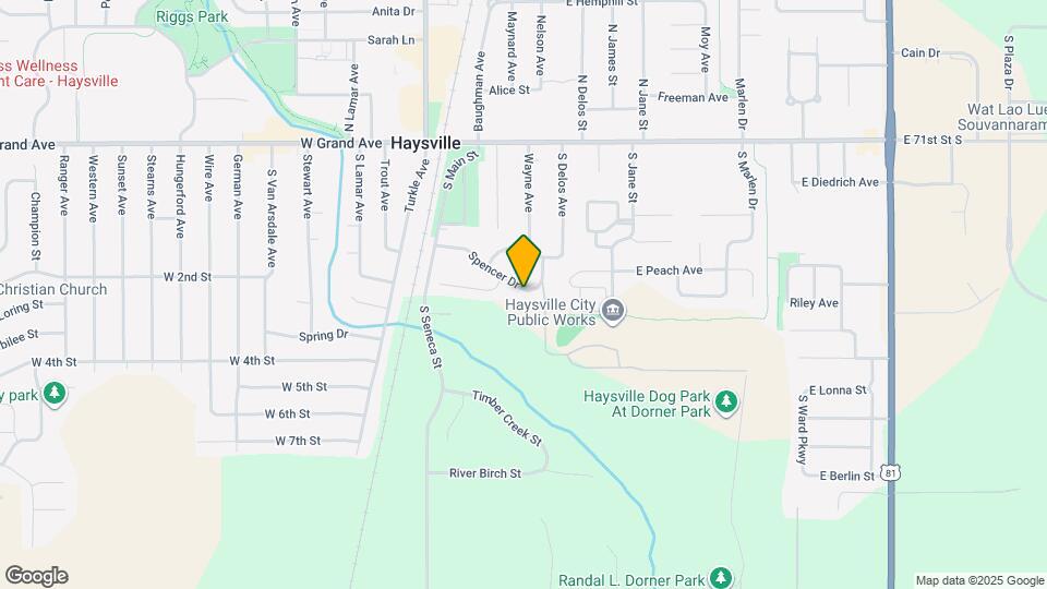 411 Spencer Dr Map and Location Details