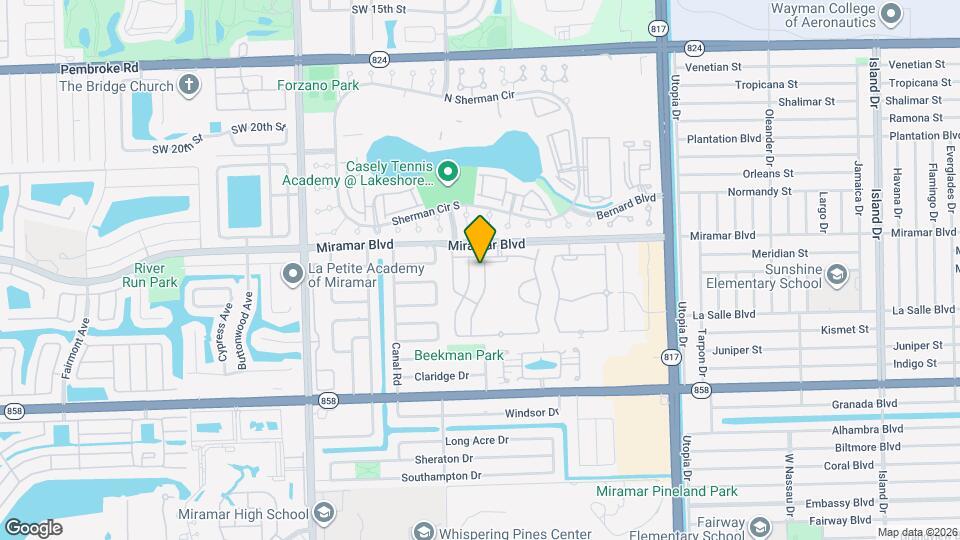 2584 SW 84th Terrace Map and Location Details