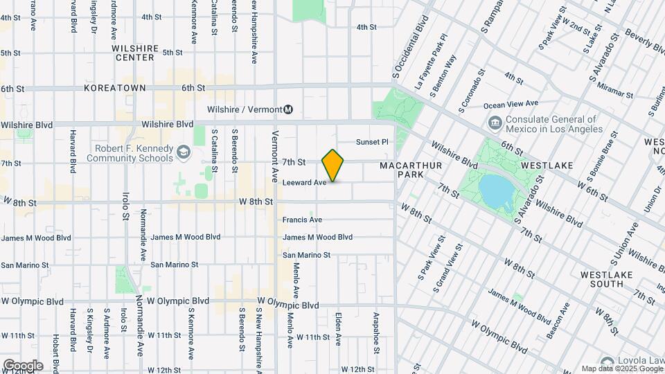 2946 Leeward Ave Map and Location Details