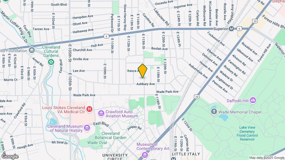 11433 Ashbury Ave, Unit 8 Map and Location Details