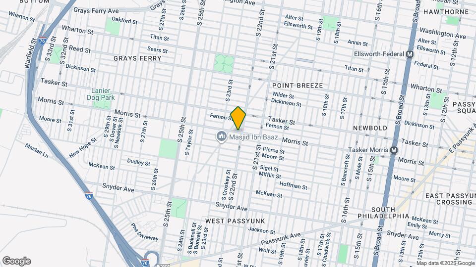 1702 S 22nd St, Unit #2 Mapa y Detalles de la Ubicación