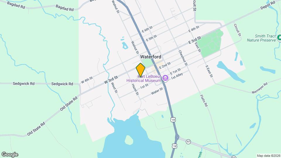 125 W 2nd St Map and Location Details