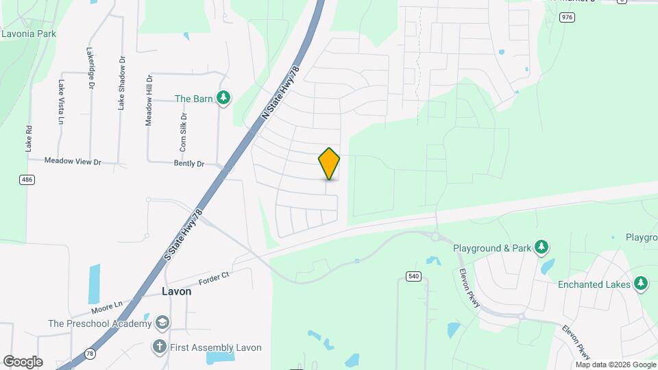 402 Coyote Creek Dr Map and Location Details