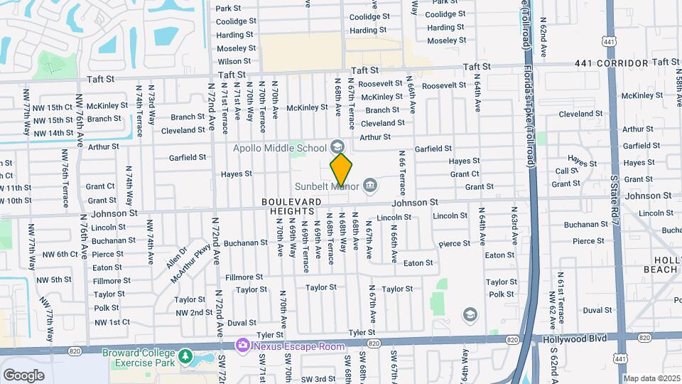 Hollywood Park West Mapa y Detalles de la Ubicación
