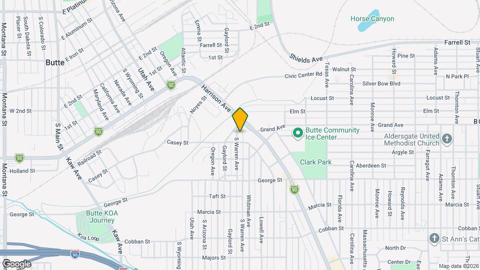 1426 S Warren Ave Map and Location Details