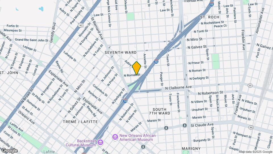 1732 Allen St Map and Location Details