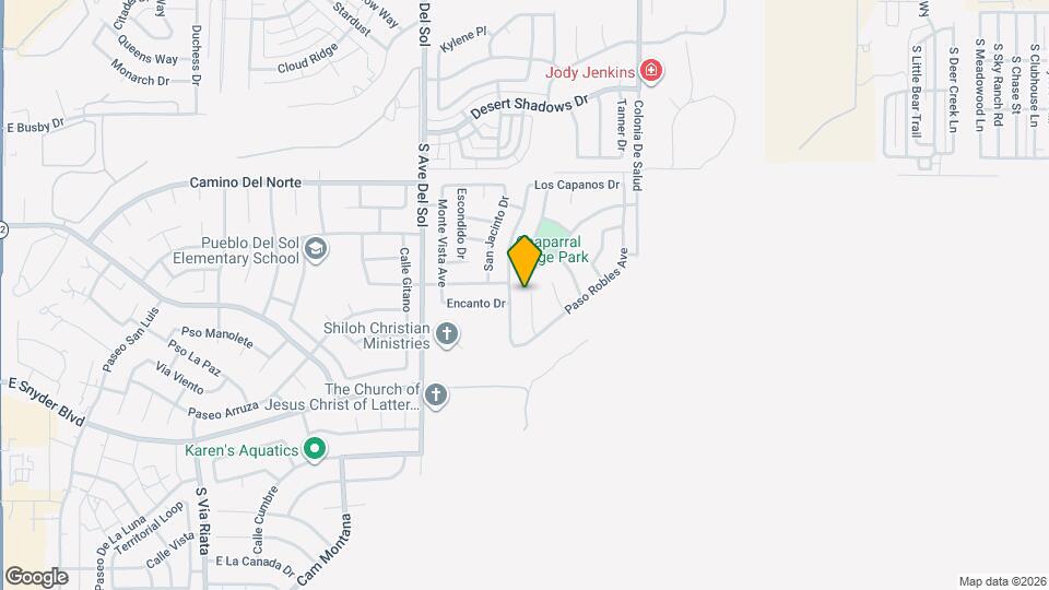 1258 Questa Ct Map and Location Details