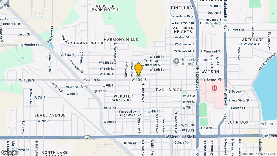 1407 Lotela Ave Mapa y Detalles de la Ubicación
