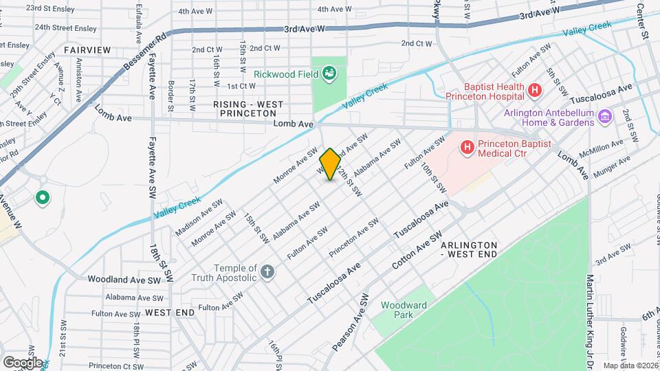 1220 Alabama Ave SW Map and Location Details